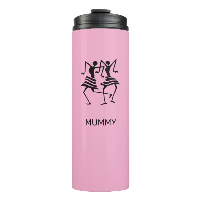 Termo Baile de Celebración Silueta Mumm Rosa (Anverso)