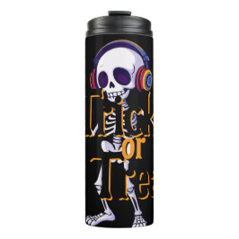 Termo Baile esqueleto de Halloween de última hora - Neon