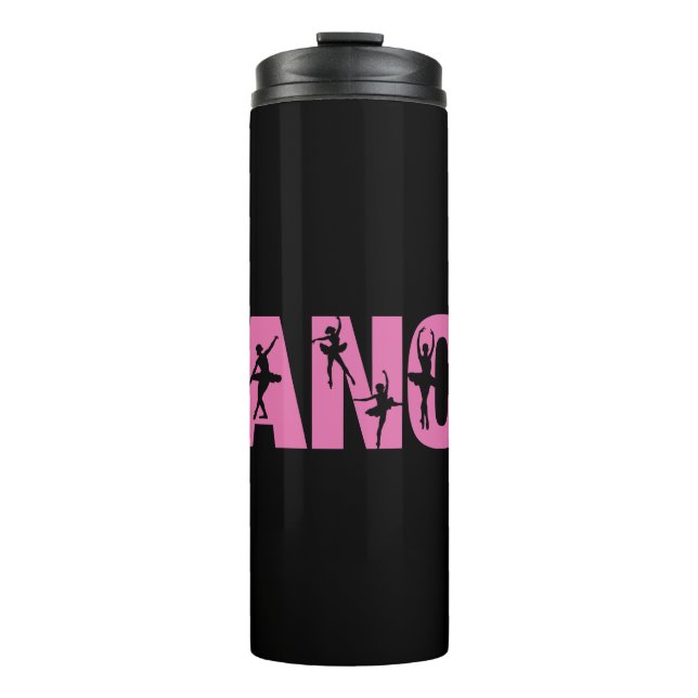 Termo Baile rosa con Ballerina Cutouts (Anverso)
