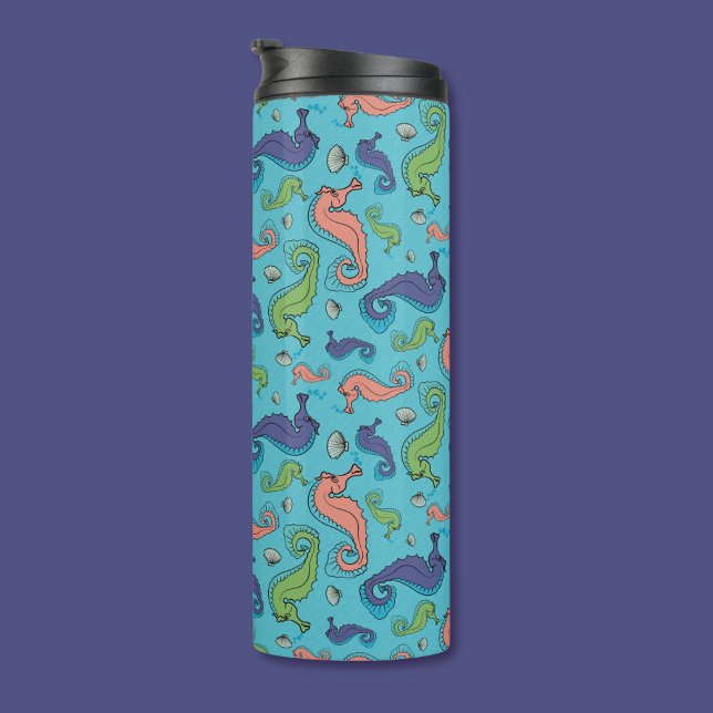 Termo Bajo el mar - Hipómetros juguetones marinos y patr (Subido por el creador)