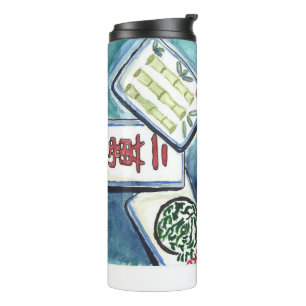 Termo Baldosas azules