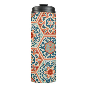 Termo Baldosas cerámicas de cemento hexagonal decoradas,