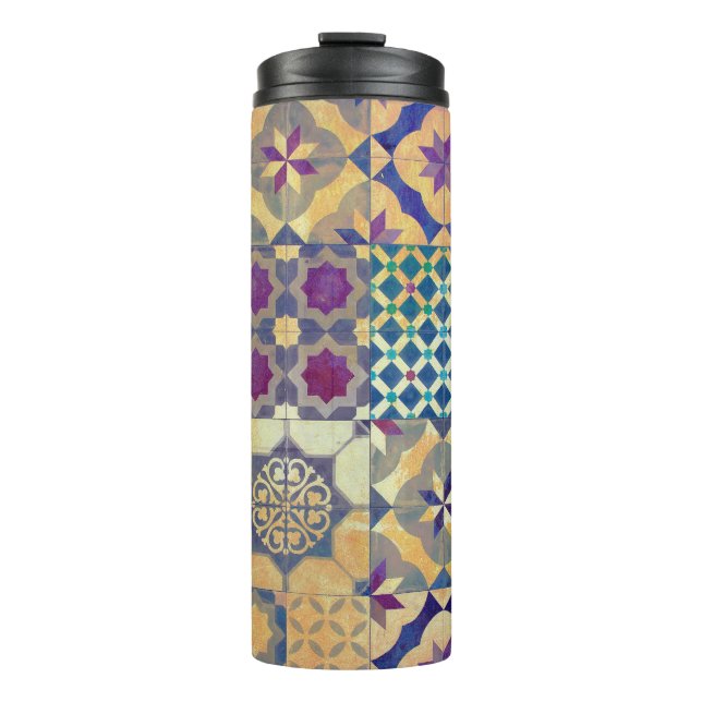 Termo Baldosas coloridas tradicionales del Mediterráneo  (Anverso)