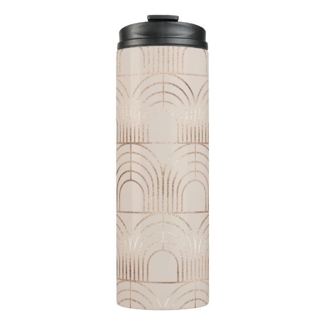 Termo Baldosas De Arco Dorado Art Deco. (Anverso)