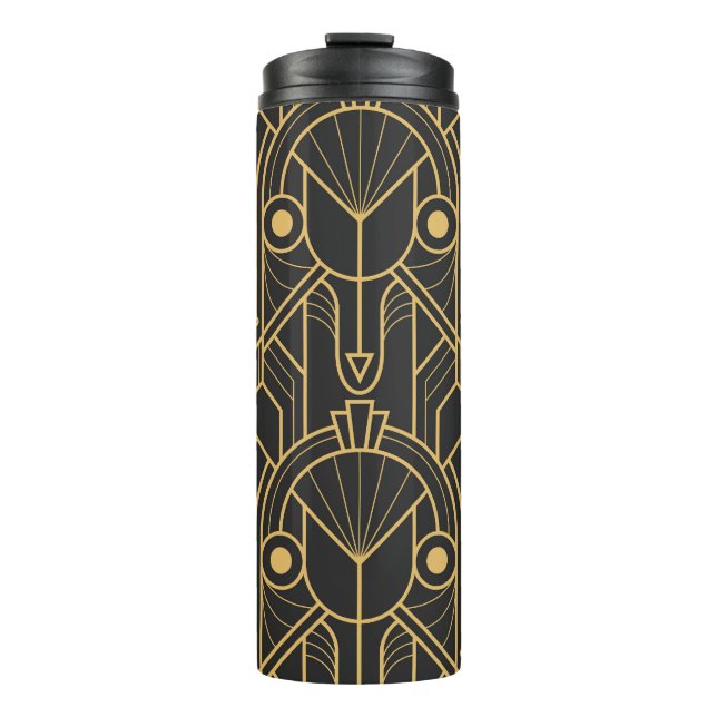 Termo Baldosas geométricas modernas Art Deco (Anverso)
