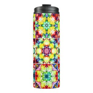 Termo Baldosas mediterráneas, mosaicos de tinta de alcoh