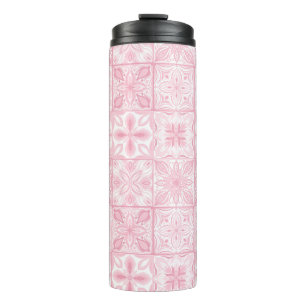 Termo Baldosas orgánicas en rosa