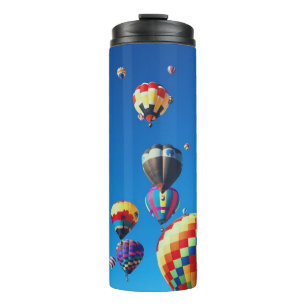 Termo Balones de aire caliente cielo azul