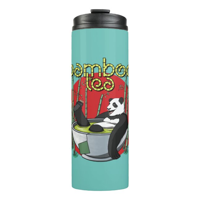 Termo Bamboo Tea Drinker Panda (Anverso)