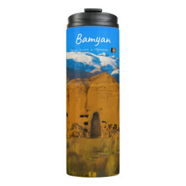 Termo Bamyan, Afganistán - Valle del acantilado de Buda