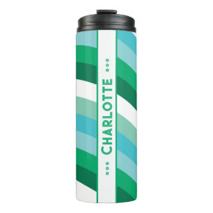 Termo Banda curvada en Tumbler Termal Personalizado Verd
