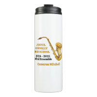 Banda personalizada del jugador saxofón de oro