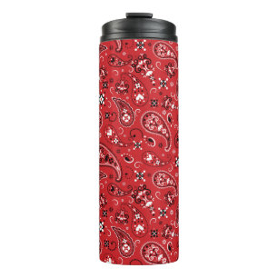 Termo Bandana Red Paisley