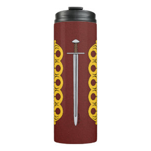 Termo Bandas decorativas y espadas medievales normandas