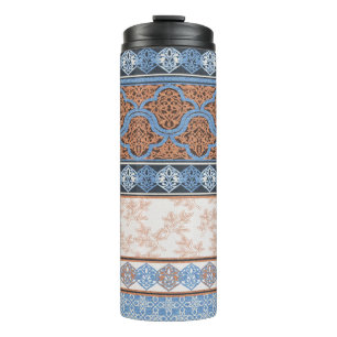 Termo Bandas Florales Boho: Colección étnica sin focos