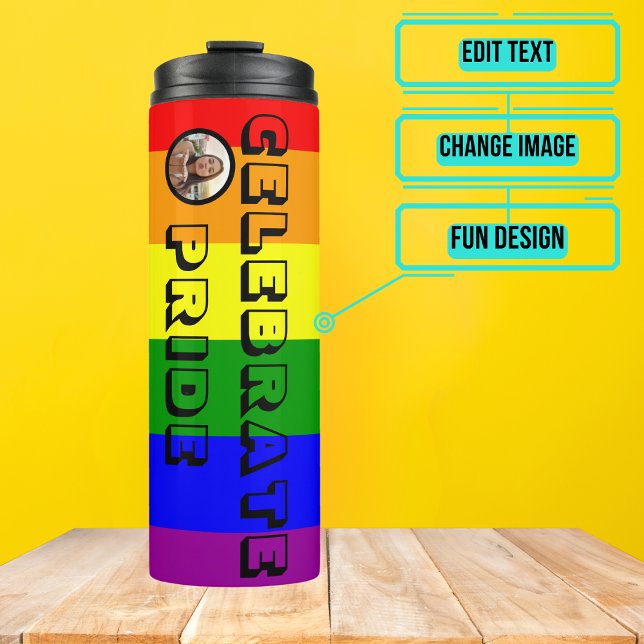 Termo Bandera arcoiris del orgullo LGBTQIA+ (Please enjoy our design and see the others in the collection.)