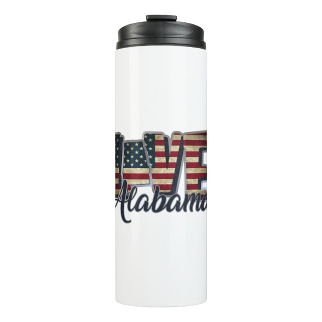 Termo Bandera de Alabama (Anverso)