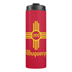 Termo Bandera de Albuquerque, Tumbler Termal de Nuevo Mé