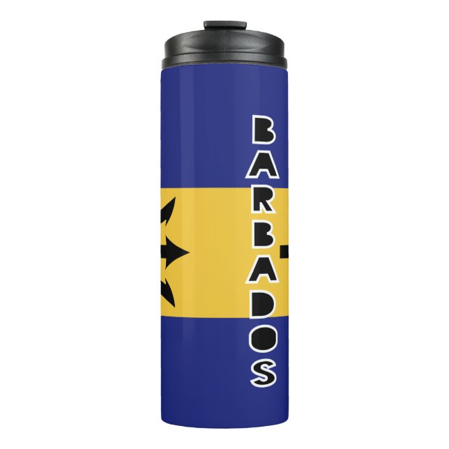 Termo Bandera de Barbados (Anverso)