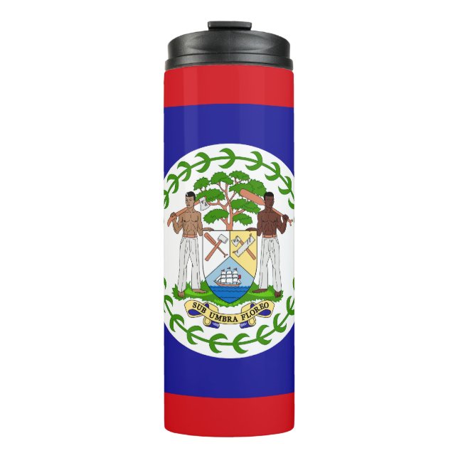 Termo Bandera de Belice (Anverso)