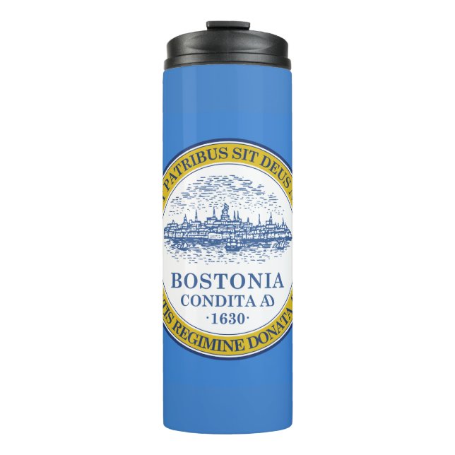 Termo Bandera de Boston, Tumbler térmico de Massachusett (Anverso)