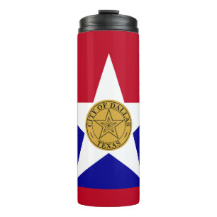 Termo Bandera de Dallas, Texas Thermal Tumbler