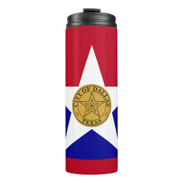 Termo Bandera de Dallas, Texas Thermal Tumbler (Anverso)