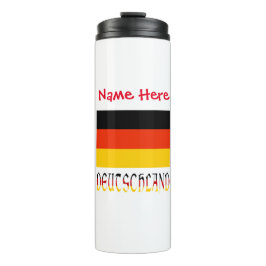 Termo Bandera de Deutschland Personalizada