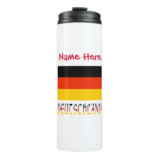 Termo Bandera de Deutschland Personalizada (Anverso)