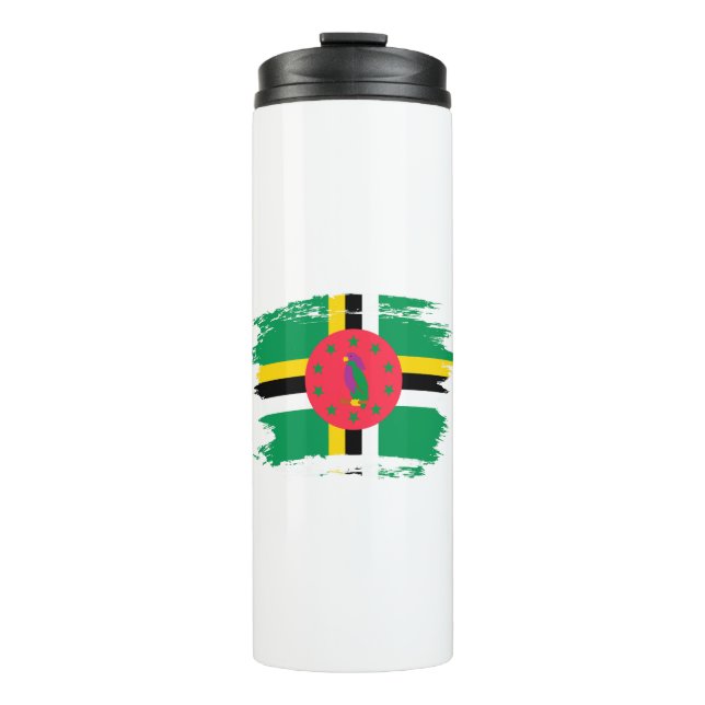 Termo Bandera de Dominica (Anverso)