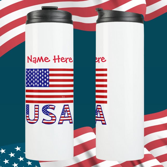 Termo Bandera de EE. UU. Personalizada (Subido por el creador)
