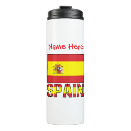 Termo Bandera de España Personalizada 