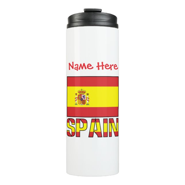 Termo Bandera de España Personalizada  (Anverso)