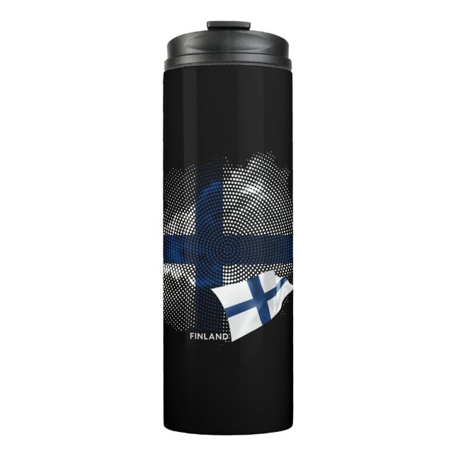 Termo bandera de Finlandia (Anverso)