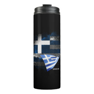 Termo bandera de Grecia