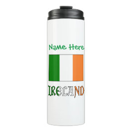Termo Bandera de Irlanda Personalizada