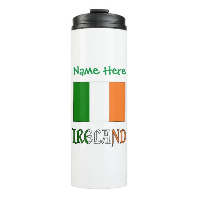 Termo Bandera de Irlanda Personalizada (Anverso)