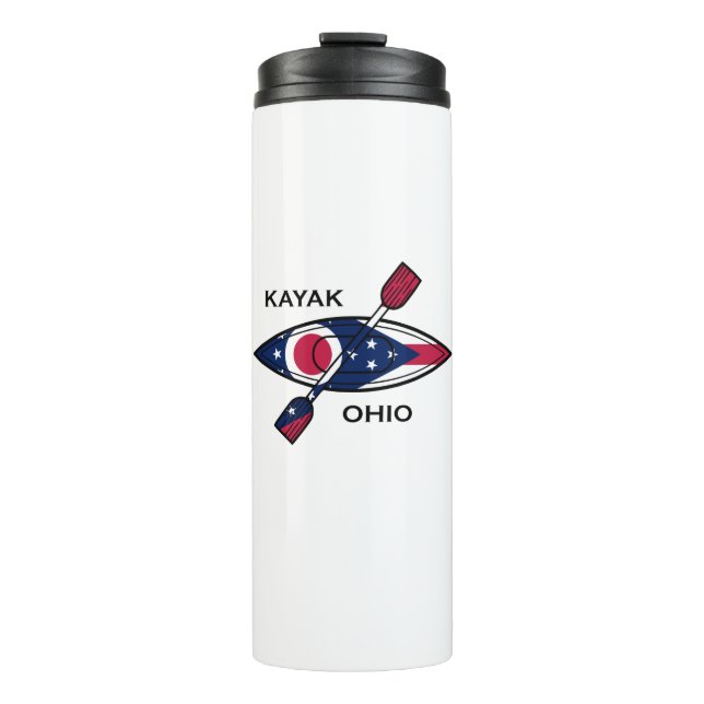 Termo Bandera de Kayak Ohio (Anverso)