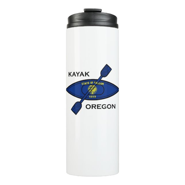 Termo Bandera de Kayak Oregon (Anverso)