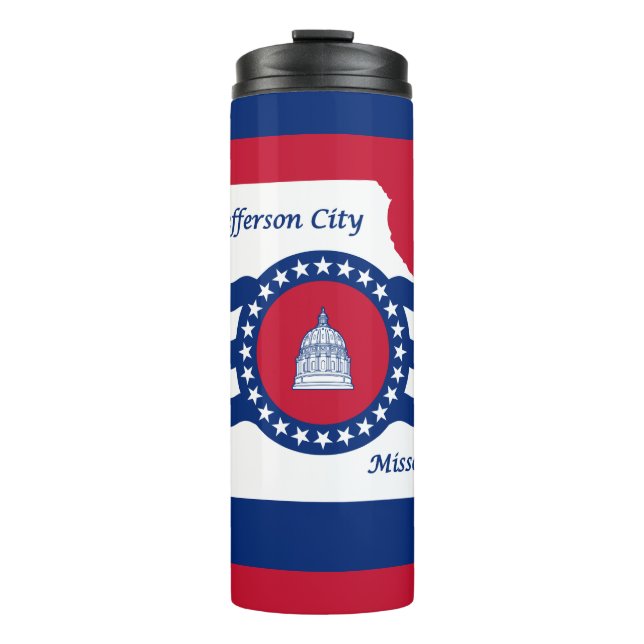 Termo Bandera de la ciudad de Jefferson, Tumbler Termal  (Anverso)