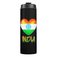 Bandera de la India: corte del corazón