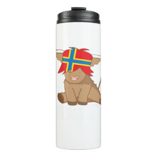 Termo Bandera de la Isla de Orkney regalo escocés de vac