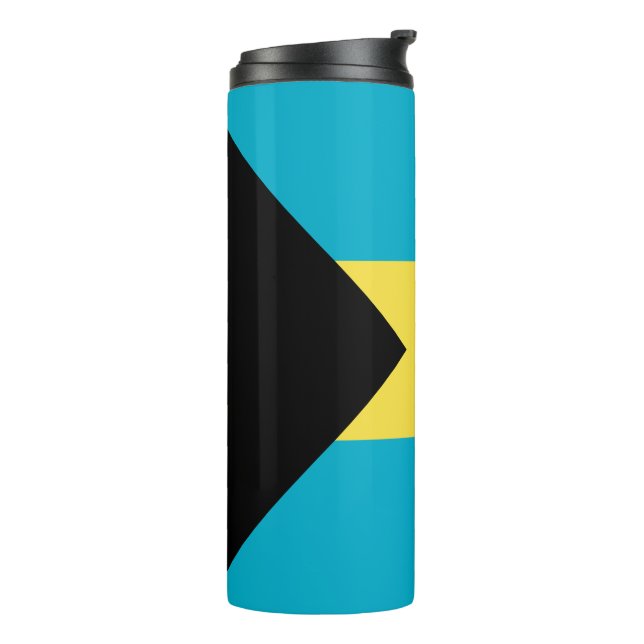 Termo Bandera de las Bahamas (Rotado hacia la izquierda)