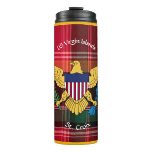 Termo Bandera de las Islas Vírgenes de Estados Unidos Sa