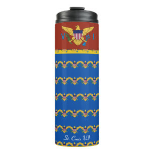 Termo Bandera de las Islas Vírgenes de los Estados Unido