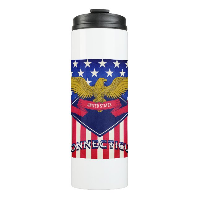 Termo Bandera de los Estados Unidos de Connecticut (Anverso)