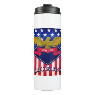 Termo Bandera de Louisiana EE. UU.