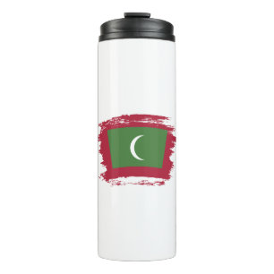 Termo bandera de Maldivas