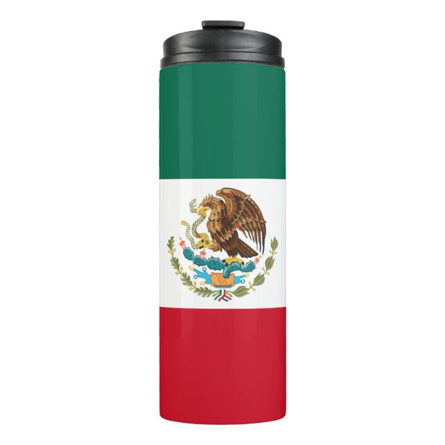Termo Bandera de México, Bandera de la República Mexican (Anverso)