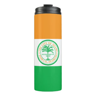 Termo Bandera de Miami, Florida Thermal Tumbler